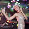 Silver Disco Ball Headband Decorative Headband Party Hair Decoration for Women Costume Party Accessories