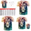 Premium Quality Lion Animal 3d Print T-shirt For Men And Women In All Sizes