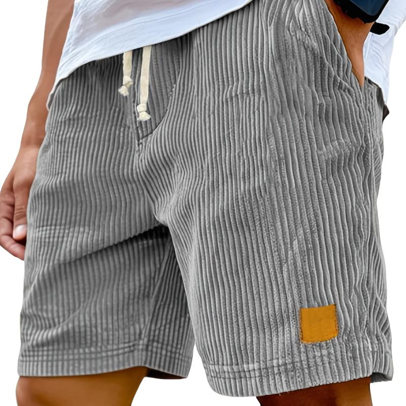 Herren Retro Modische Schnür-Freizeitshorts Mit Sorgfältig Entworfenen Taschen, Leichter Stretchstoff
