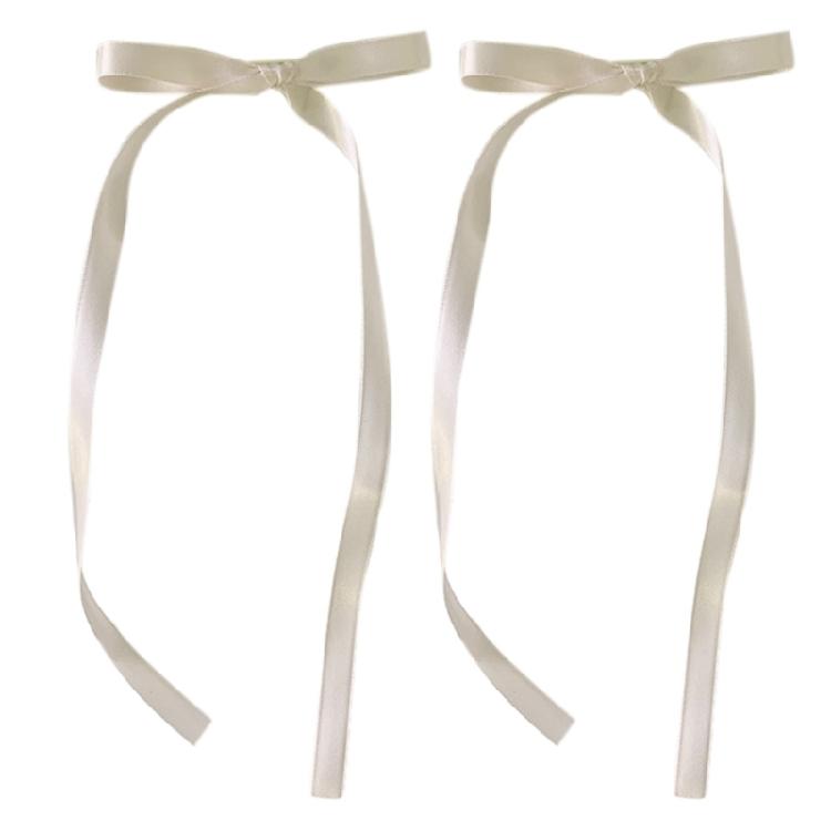 Long Bowknot Hair Clip 2000s Style Hairpin Sweet Balletcore Bunches Hair Clips