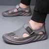 Brand Men's Mesh Sandals Light Breathable Closed Toe Sandals Summer Outdoor Wading Camping Casual Sandal Shoes for Men Sandalias