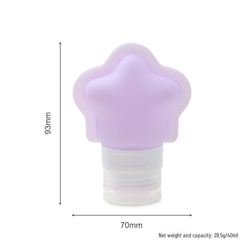 Neue grenzüberschreitende Silikon-Reiseflaschen zum Nachfüllen für Duschgel und Shampoo