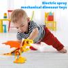 Electric Spray Mechanical Dinosaur Toy DIY Disassembly Dinosaur Walking With Music And Light Gear Tyrannosauruss Rexs