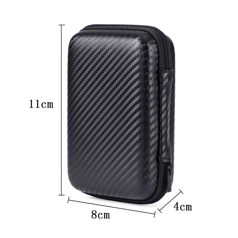 Portable Zipper Earphone Case Bag for Airpod Earpods KZ BA10 AS10 ES4 Charging Cable Accessories Mini Carrying Storage Bag Pouch