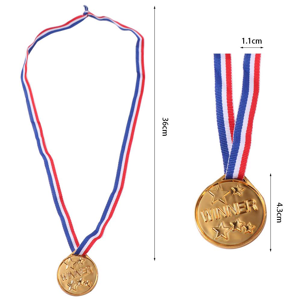 Sports Game Gold Silver Bronze Medals Dancing Plastic Competition Prizes  Prizes