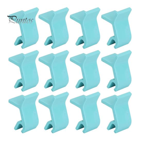 

4/6/8/12 шт. зажимы для укладки противней Компактные многоразовые зажимы для укладки противней для печенья Аккуратно сложены Экономят место Универсальные зажимы для противней для выпечки 12pcs синий