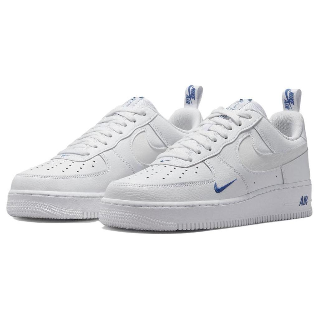 Nike Air Force 1 07 LV8 Reflexný Swoosh - Biela Tmavomodrá Pánske Tenisky FB8971-100