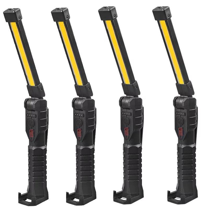 Ultra Bright LED Work Lights Rechargeable Magnetic Hook Camping Lamp Built-in Battery Repair Flashlight Portable Output Lanterns