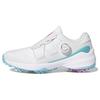 Zg21 Zedzi23 Shock Absorbing Slip Resistant Durable Mid Top Golf Shoes Women Golf Shoes White Blue GZ2173