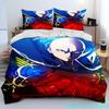 One Punch Man Anime Cartoon Bedding Set Duvet Cover Bed Set Quilt Cover PillowcaseKing Queen Size Bedding Set Kids Gift
