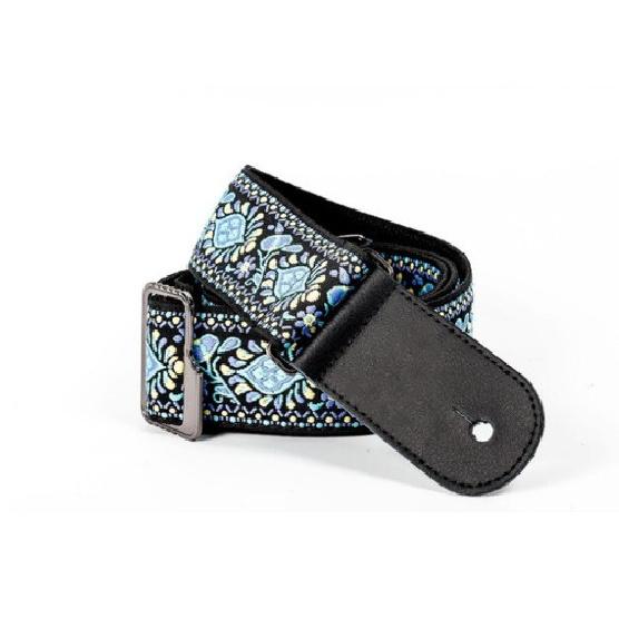 Vintage Embroidery Guitar Strap Bass Electric Guitar Strap Guitar Shoulder Strap