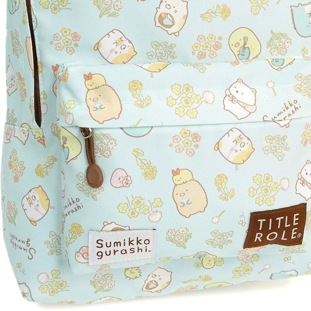 [TITLE ROLE] Sumikkogurashi Friendly Backpack, A4 Storage, Junior Size