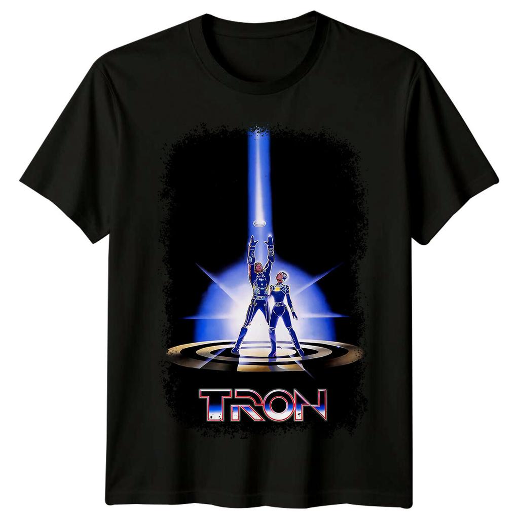 Tron 1982 Movie Poster Inspired Tshirt Retro Classic Film Graphic Tee Unisex