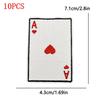 10PCS/Lot Wholesale Black Red Patches Heart Start Iron On Patches For Clithing Love Lip Embroidery Patches On Jeans Accessories