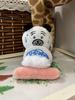 Plush Bear Joke Pendant With Embracing Hazelnuts Sushi And Designs Mermaid