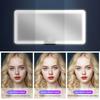 LED Car Sun Visor Vanity Mirror with Lights 3 Light Modes Rechargeable Dimmable Touch Control Travel Makeup Mirror Girl's Gift Interior Mirrors6