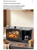 3-in-1 Breakfast Machine: Toaster, Sandwich Maker & Coffee Brewer - 110V