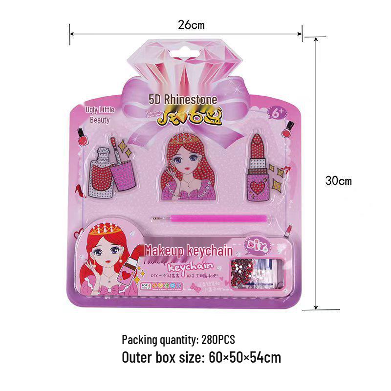 Creative Makeup Toy: DIY Doodle Face & Watercolor Painting Set for Girls