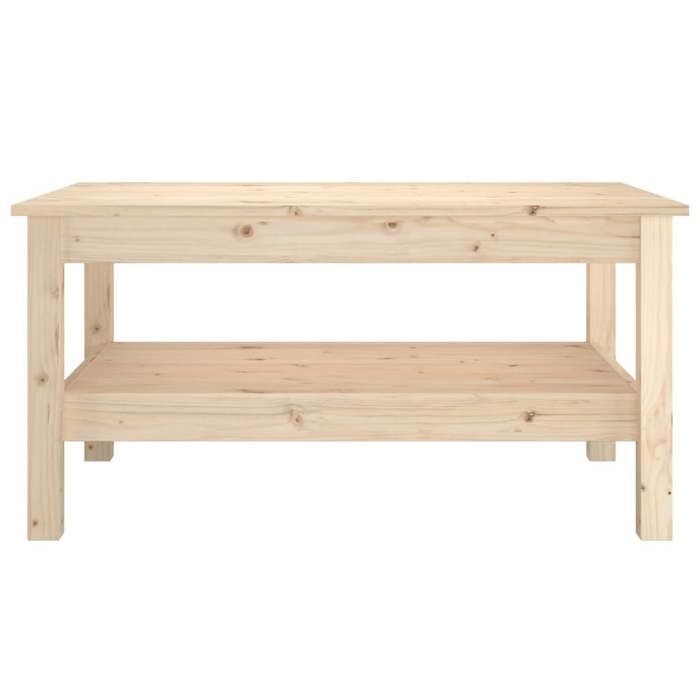 VidaXL Coffee Table 80x50x40 Cm Solid Pine Wood 814284