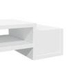 Monitor Stand with Storage Space White 70 X 27 X 15 Cm Particleboard