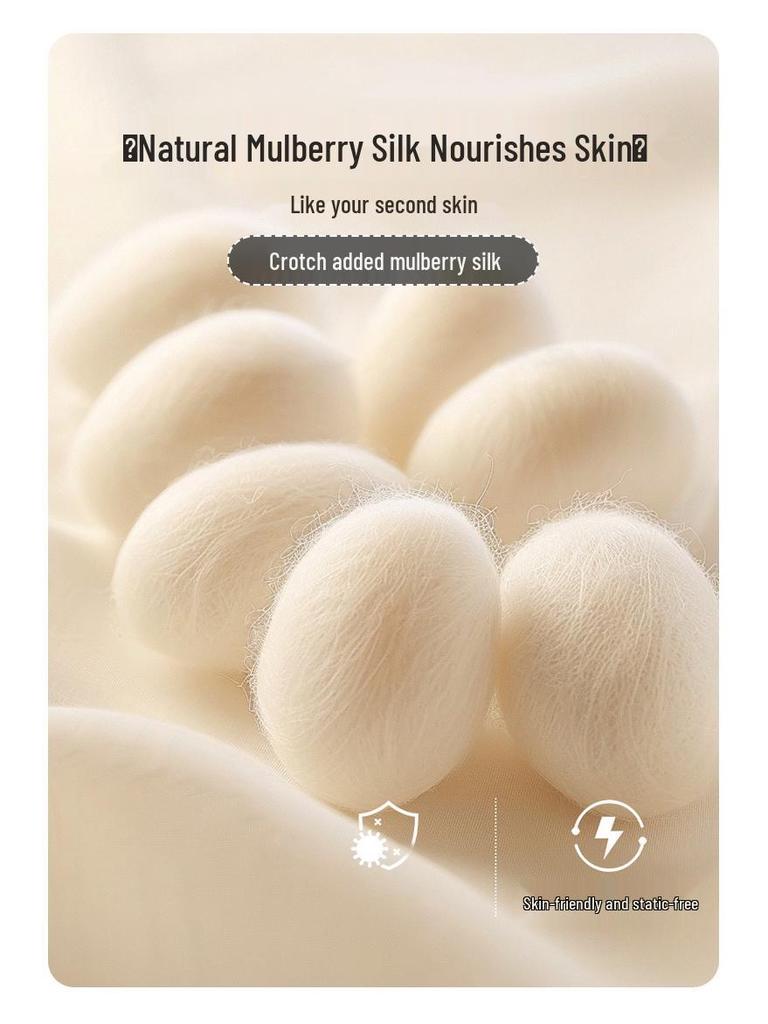 Men's Brushed Seamless Winter Boxer Briefs – Soft, Warm, Antibacterial Silk Trunks