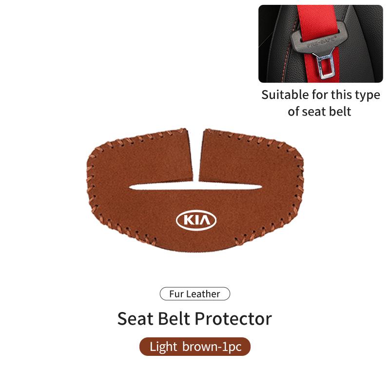 Car Seat Belt Anti Scratch Buckle Protector Cover Accessories For KIA Cerato Proceed Venga Stonic Picanto Sorento Stinger
