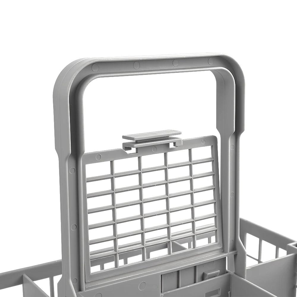 Universal Dishwasher Cutlery Basket Foldable Kitchen Tableware Drying Organization for Dishwasher Replacement Accessory 1Pc