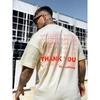Thank You For Nothing Letter Graphic Print Man T-Shirts High Quality Tee Clothes Summer Hip Hop Tshirt O-Neck Soft Cotton Tops