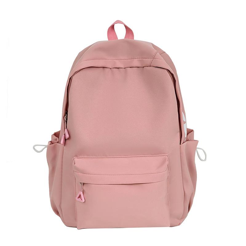 Japanischer Rucksack mit einfachen Buchstaben, lässig, süß, klein, frisch, mit großer Kapazität, für Junior High School, leicht, Studentenrucksack