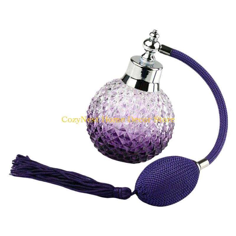 92MF Heatproof Glass Cocktail Atomizing Bottle Heat Resistant Mist Sprayer Tassels Atomizer Professional Bartending Equipment