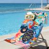 Telo Mare Aloha Hawaii – Sovradimensionato Asciugatura Rapida Senza Sabbia con Stampa Surf & Tartaruga Retro per Fughe Tropicali