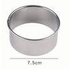 3Pcs/set Stainless Steel Round Dough Cutter Dumplings Molds Cookie Biscuit Cutters Circle Pastry Cutters Baking Circle Ring Mold