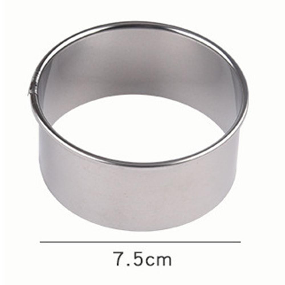 3Pcs/set Stainless Steel Round Dough Cutter Dumplings Molds Cookie Biscuit Cutters Circle Pastry Cutters Baking Circle Ring Mold