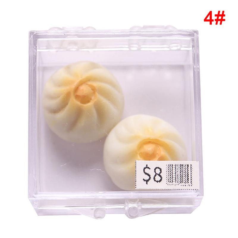 1:12 Miniature Dollhouse Egg Tart Mini Chocolate Cake Dessert Bento box Model for Doll House Decor Pretend Food Kitchen Toys