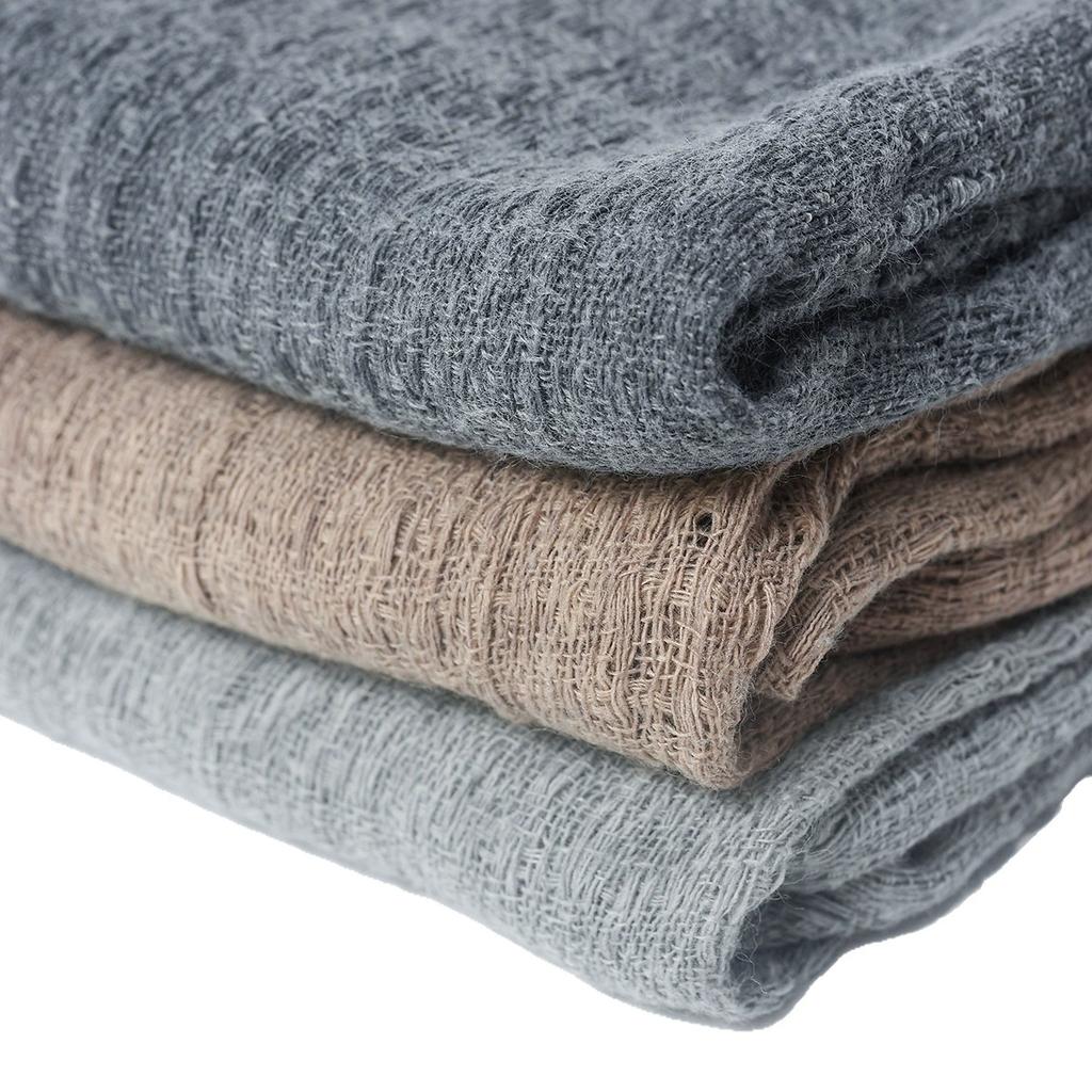 Męski Vintage Szalik Paski Pionowe Szaliki Ciepłe i Miękkie Szaliki Modne Szaliki z Frędzlami