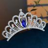 Korean Version Girl's Crown Headwear Cute Children's Crystal Crown Birthday Gift  Princess Baby Fashion Show Hairpin