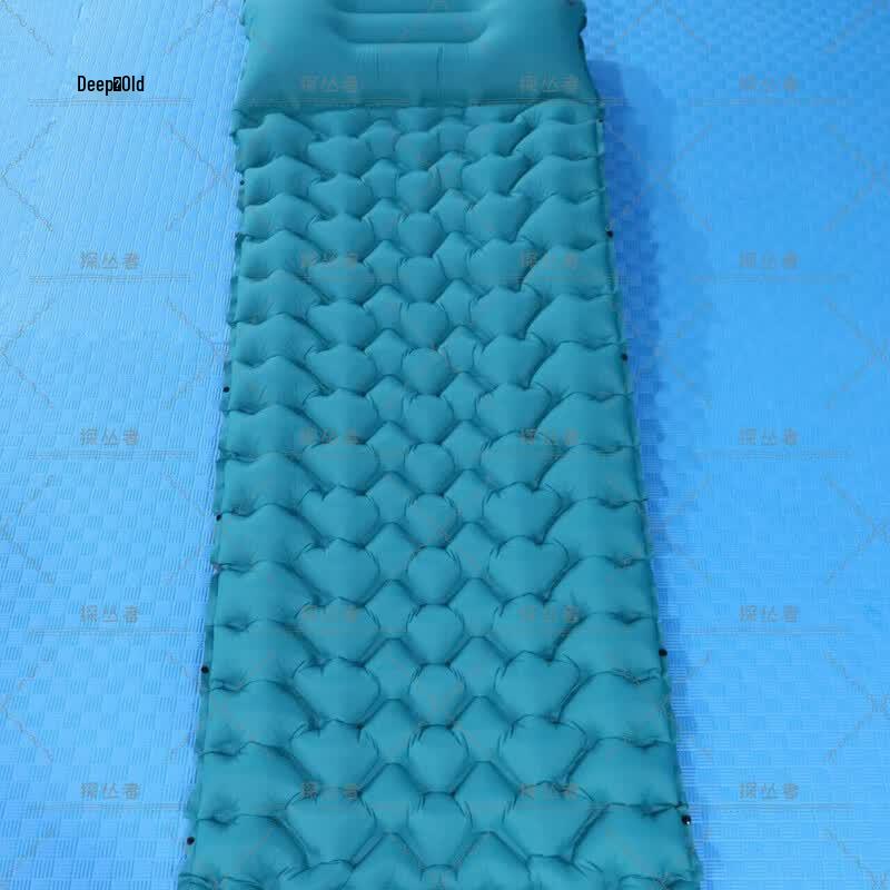 Lightweight Outdoor Foot-Pump Inflatable Sleeping Pad