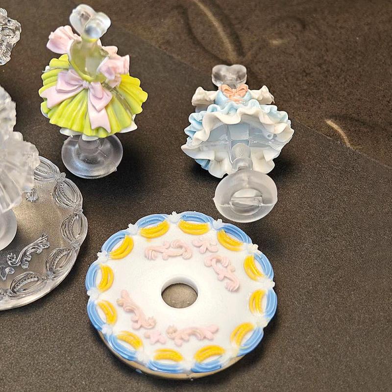 3 Pcs Butterfly Bow Nail Plate Base 3D Ballet Mold Tool Nail Art Decorations Diy Silicone Nail Art Templates Nails Mold Tool