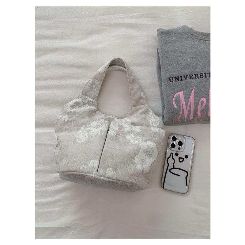 Маленькая сумка ручная - Весенняя сумка-ведро для поездок на работу Сумка белый