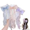 Coollooda Set of 3 Barrettes Hairpins Hair Clips Ribbon Bow Hair Accessories Kids Princess Style Non-damaging Cute Fashionable Suitable for Events