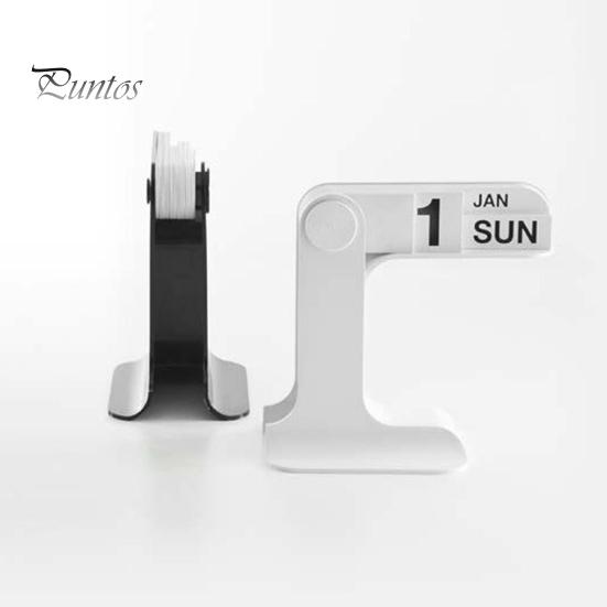 Desk Calendar Standing Flip Calendar Desk Plastic Daily Schedule Planner Modern Farmhouse Decor Home Office Decoration