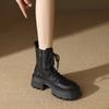 Foreign style small short boots women's shoes new spring and autumn versatile explosion British style Martin boots