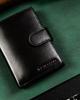 Gift Set: Men's Leather Wallet and Keychain - Peterson