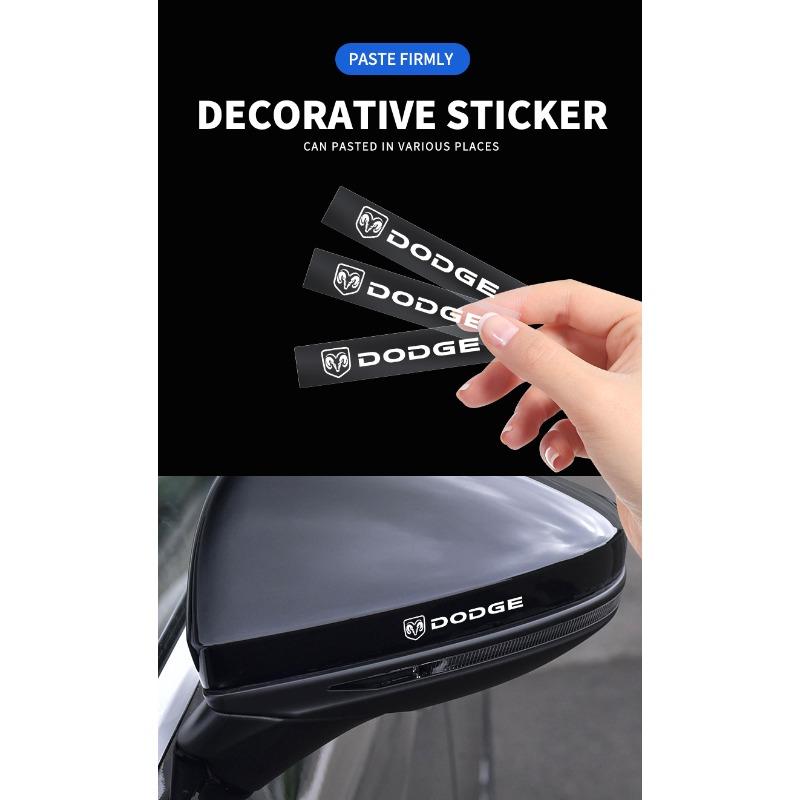 1/5/10Pc Car Interior Random Stickers Car Steering Wheel Emblem Styling for Dodge Journey Caliber SXT DART Challenger RAM Charger Avengr Accessories