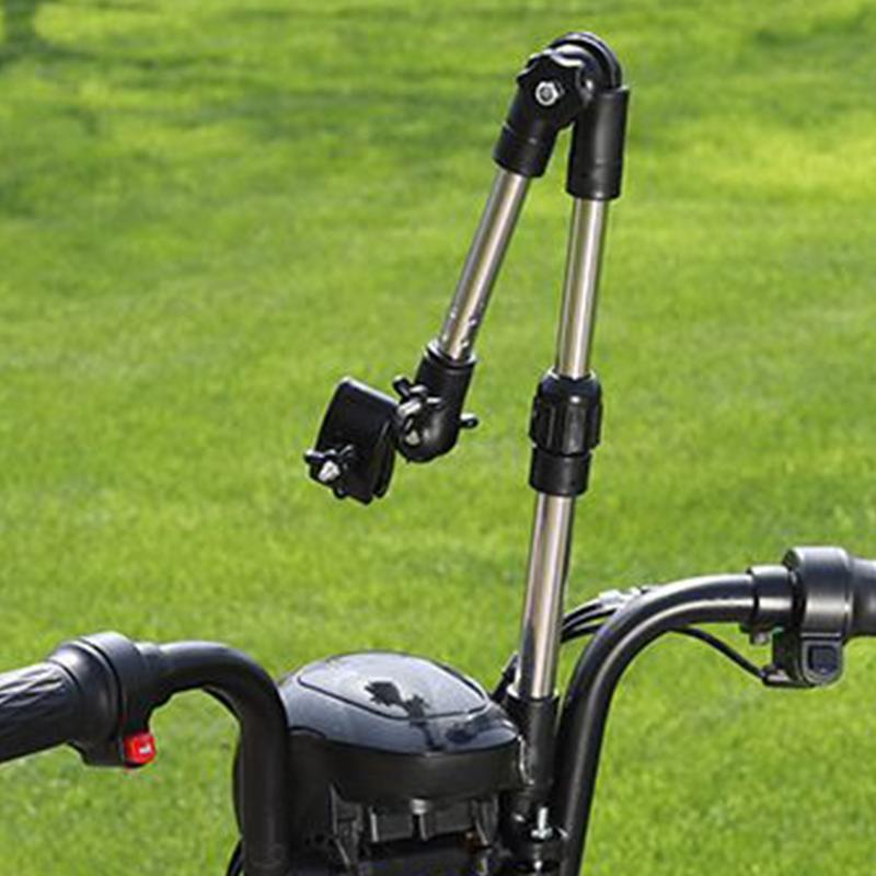Umbrella Stand Bikes Rotatable Umbrella Bracket For Stroller Strong Windproof Compact Attachment For Outdoor Mobility