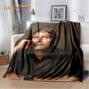 3D Mads Mikkelsen Schauspieler Star Weiche Plüschdecke, Flanelldecke Überwurfdecke für Wohnzimmer Schlafzimmer Bett Sofa Picknick Abdeckung Kinder