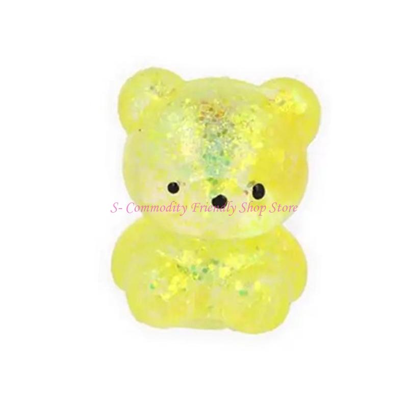85Ae Pocket Sized Slow Recovery Squeeze Toy Glitter Deformation Design Anti Anxiety Sensory Game