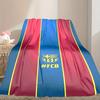 1pc Spanish Football Club Blanket, Home Printed Throw Blanket - Soft Blanket Gift for Family, Washable Sofa Bed Blanket