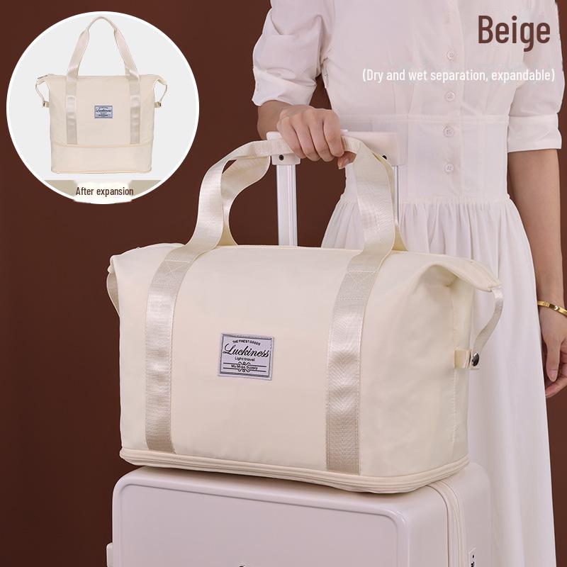 Geantă de călătorie din pânză Oxford de mare capacitate, cu separare între umed și uscat, pentru sport și fitness