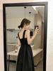 Women's 2025 Summer French Mid-Length Waist-Slimming Temperament Dress